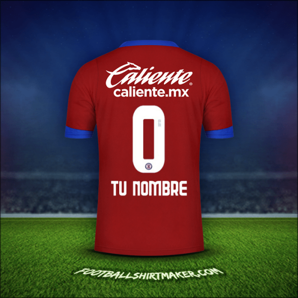 Camiseta Cruz Azul 2020/21 Tercera -  tu nombre - 0