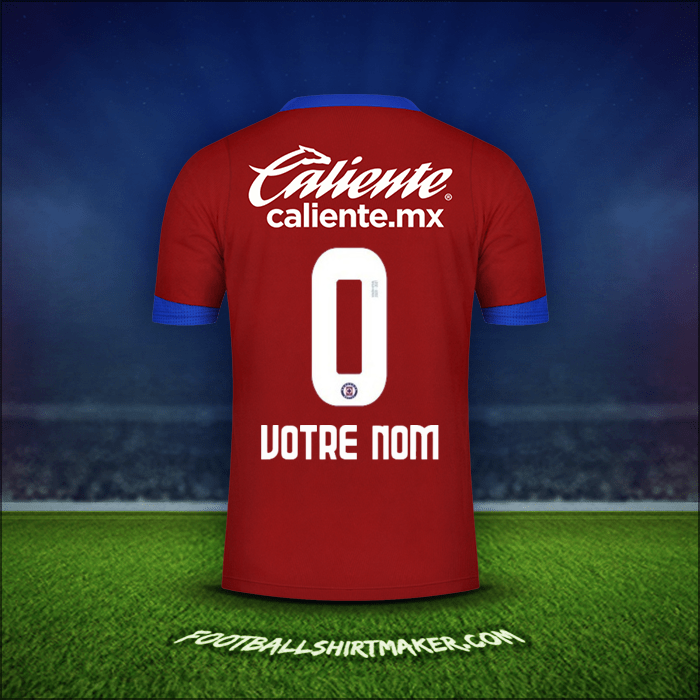 Maillot Cruz Azul 2020/21 Troisième -  votre nom - 0