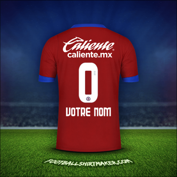 Maillot Cruz Azul 2020/21 Troisième -  votre nom - 0