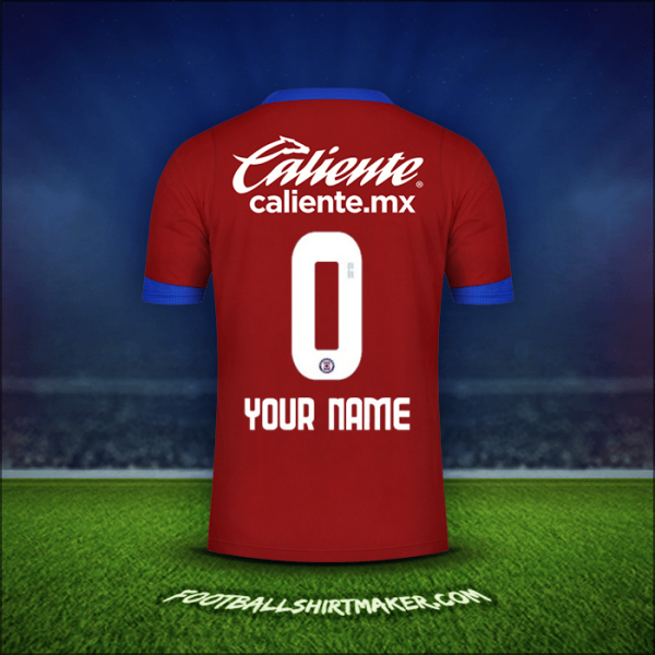Shirt Cruz Azul 2020/21 Third -  your name - 0
