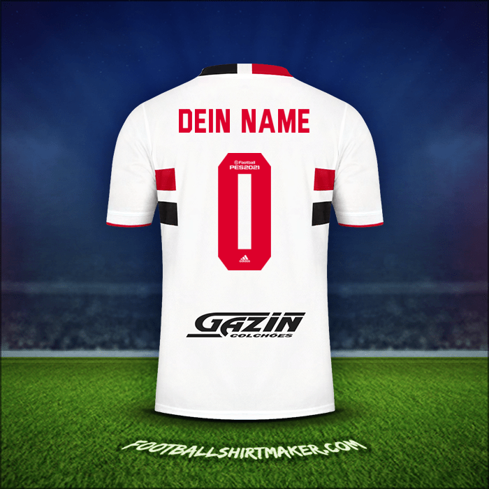 Trikot Sao Paulo FC 2021 -  dein name - 0