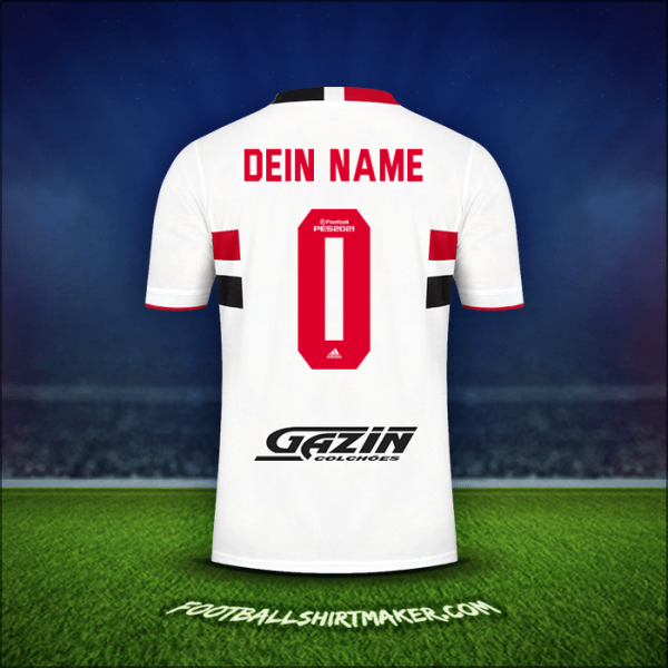Trikot Sao Paulo FC 2021 -  dein name - 0