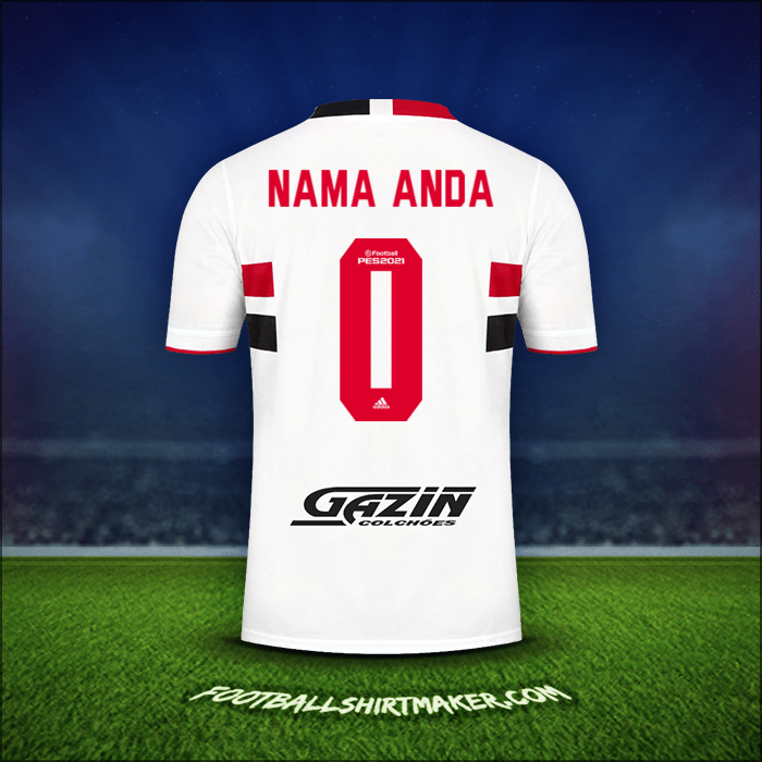 Jersey Sao Paulo FC 2021 -  nama anda - 0