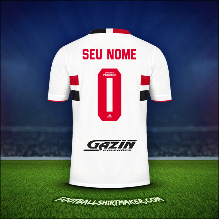 Camisa Sao Paulo FC 2021 -  seu nome - 0