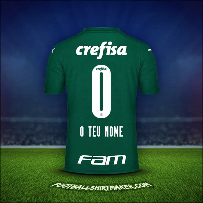 Camisola Palmeiras 2021 -  o teu nome - 0
