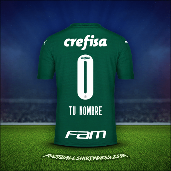 Camiseta Palmeiras 2021 -  tu nombre - 0