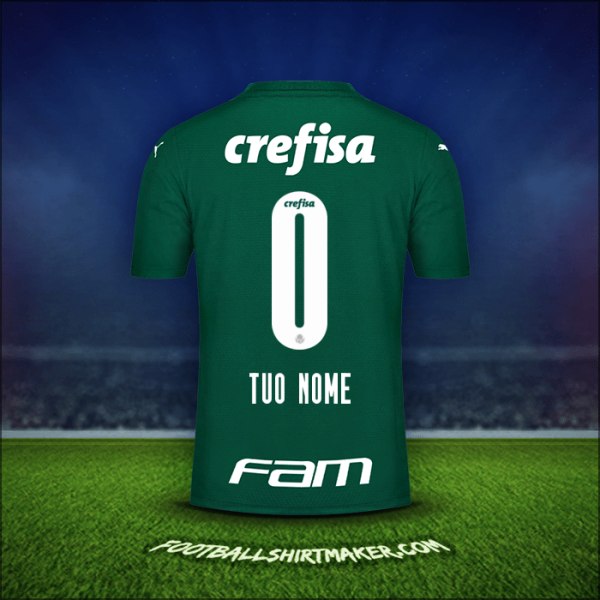Maglia Palmeiras 2021 -  tuo nome - 0