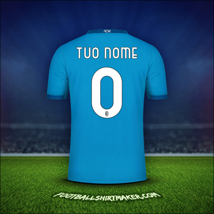 Maglia AC Milan 2020/21 Terza -  tuo nome - 0