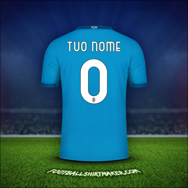 Maglia AC Milan 2020/21 Terza -  tuo nome - 0