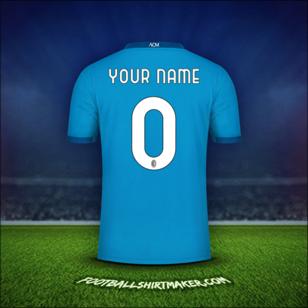 Jersey AC Milan 2020/21 Third -  your name - 0