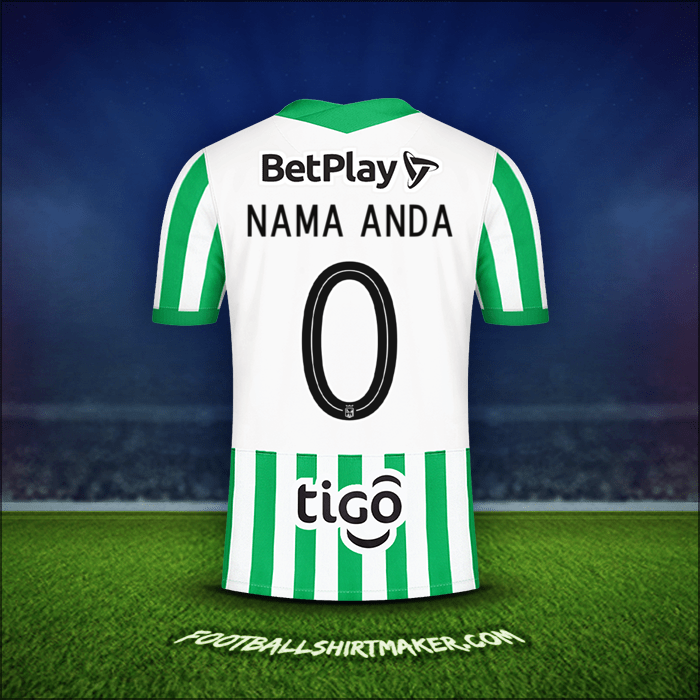 Jersey Atletico Nacional 2021 -  nama anda - 0