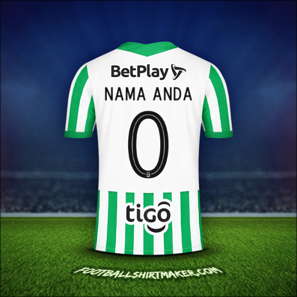 Jersey Atletico Nacional 2021 -  nama anda - 0