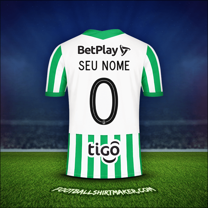 Camisa Atletico Nacional 2021 -  seu nome - 0