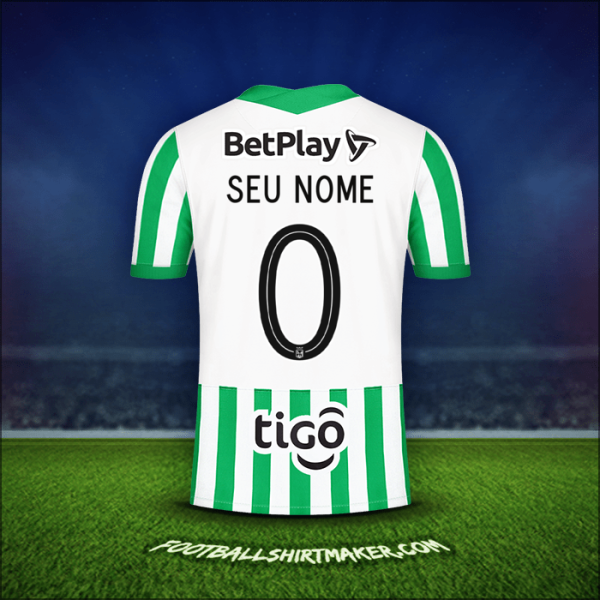 Camisa Atletico Nacional 2021 -  seu nome - 0