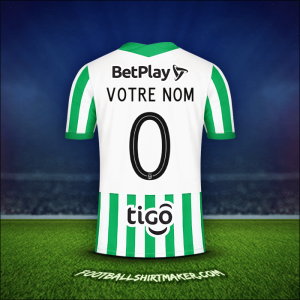 Maillot Atletico Nacional 2021 -  votre nom - 0