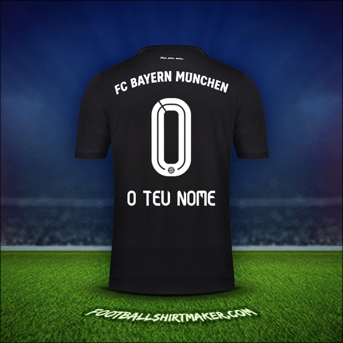 Camisola FC Bayern Munchen 2020/21 Terceira -  o teu nome - 0