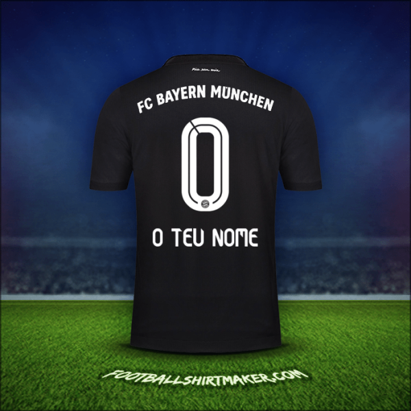 Camisola FC Bayern Munchen 2020/21 Terceira -  o teu nome - 0