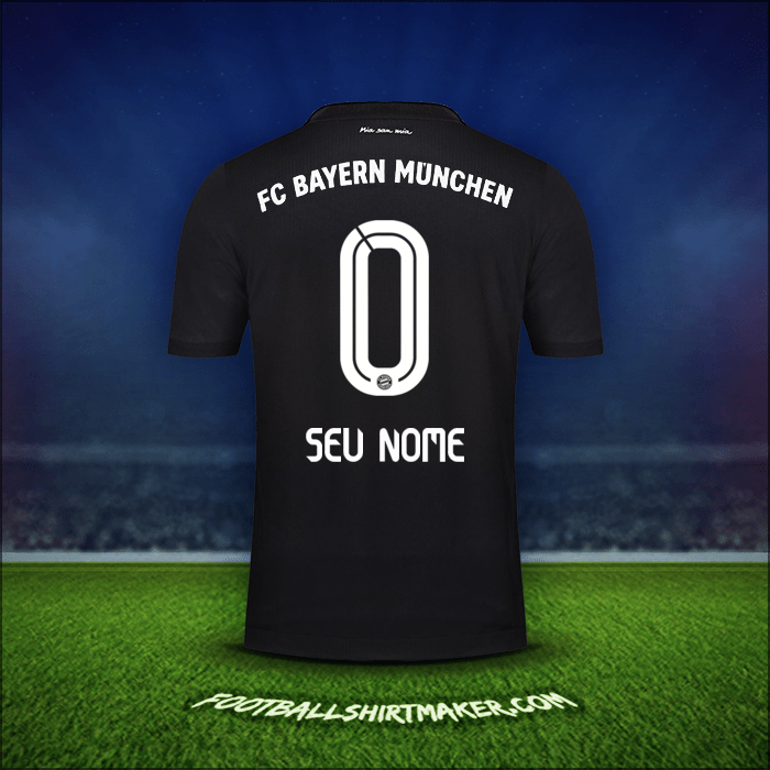 Camisa FC Bayern Munchen 2020/21 Terceira -  seu nome - 0