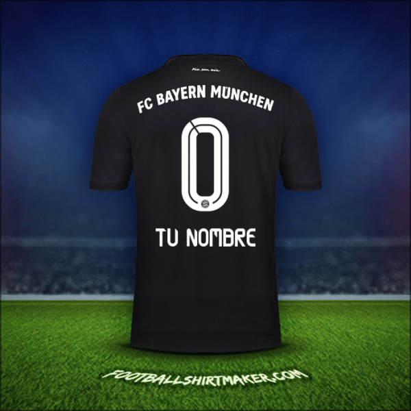 Jersey FC Bayern Munchen 2020/21 Tercera -  tu nombre - 0