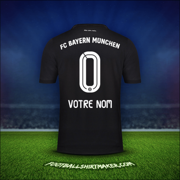Maillot FC Bayern Munchen 2020/21 Troisième -  votre nom - 0