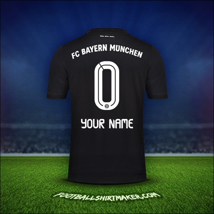 Jersey FC Bayern Munchen 2020/21 Third -  your name - 0