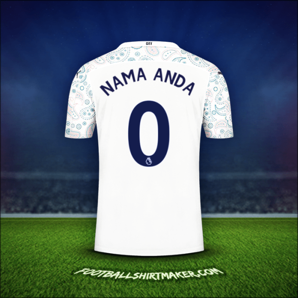 Jersey Manchester City 2020/21 Ketiga -  nama anda - 0