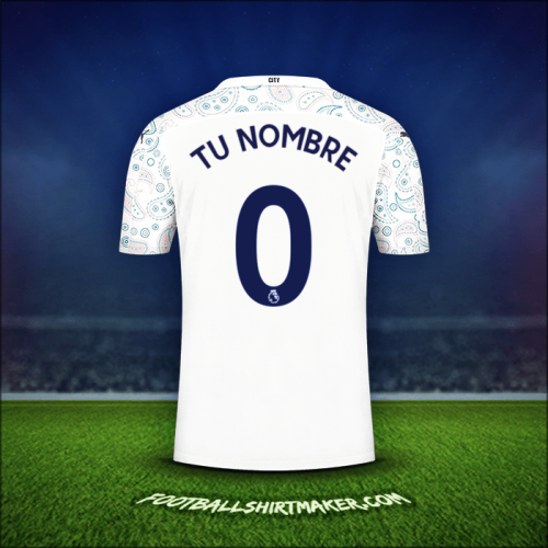 Camiseta Manchester City 2020/21 Tercera -  tu nombre - 0
