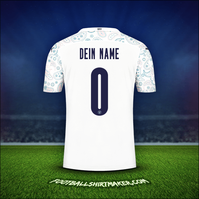 Trikot Manchester City Cup 2020/21 Dritte -  dein name - 0