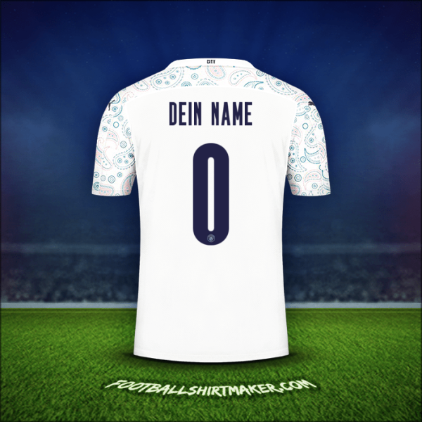 Trikot Manchester City Cup 2020/21 Dritte -  dein name - 0