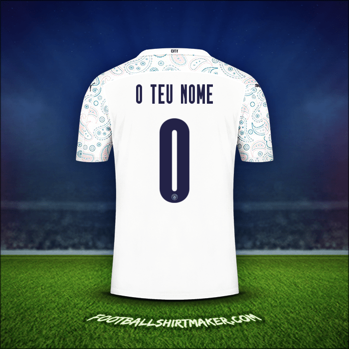 Camisola Manchester City Cup 2020/21 Terceira -  o teu nome - 0