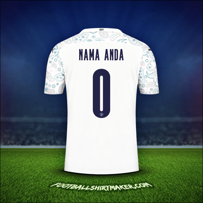 Jersey Manchester City Cup 2020/21 Ketiga -  nama anda - 0