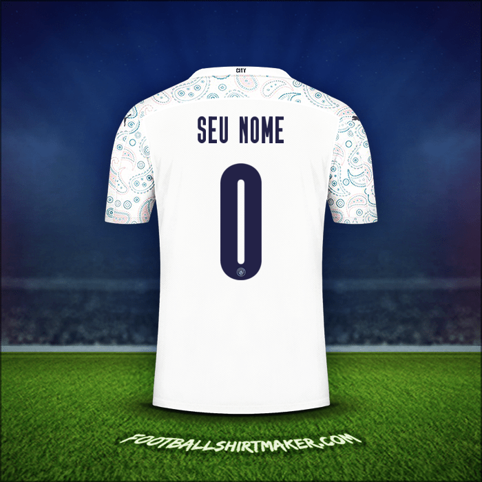 Camisa Manchester City Cup 2020/21 Terceira -  seu nome - 0
