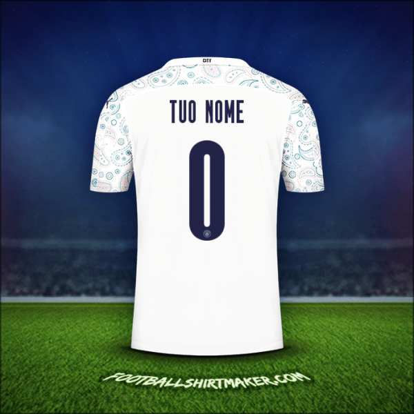 Maglia Manchester City Cup 2020/21 Terza -  tuo nome - 0