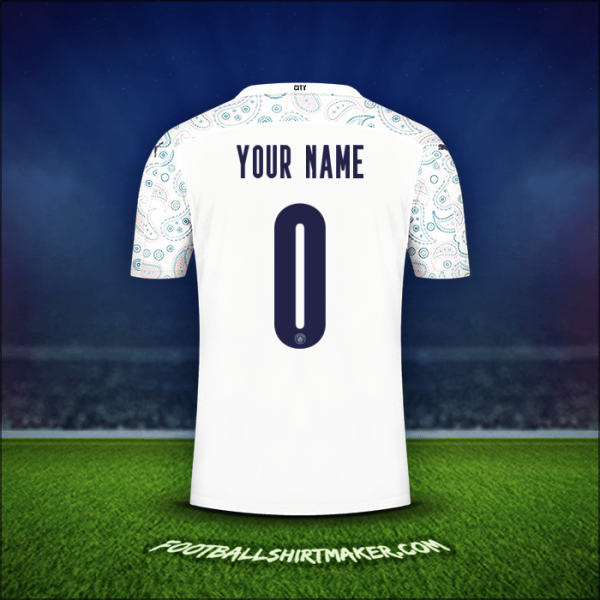 Shirt Manchester City Cup 2020/21 Third -  your name - 0