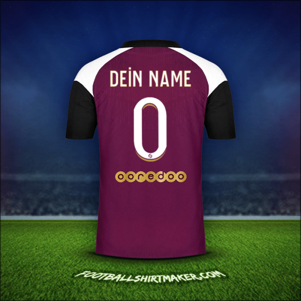 Trikot Paris Saint Germain 2020/21 Dritte -  dein name - 0
