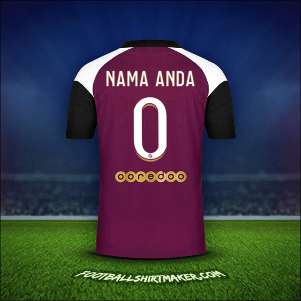 Jersey Paris Saint Germain 2020/21 Ketiga -  nama anda - 0