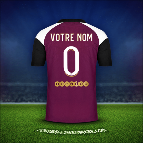 Maillot Paris Saint Germain 2020/21 Troisième -  votre nom - 0