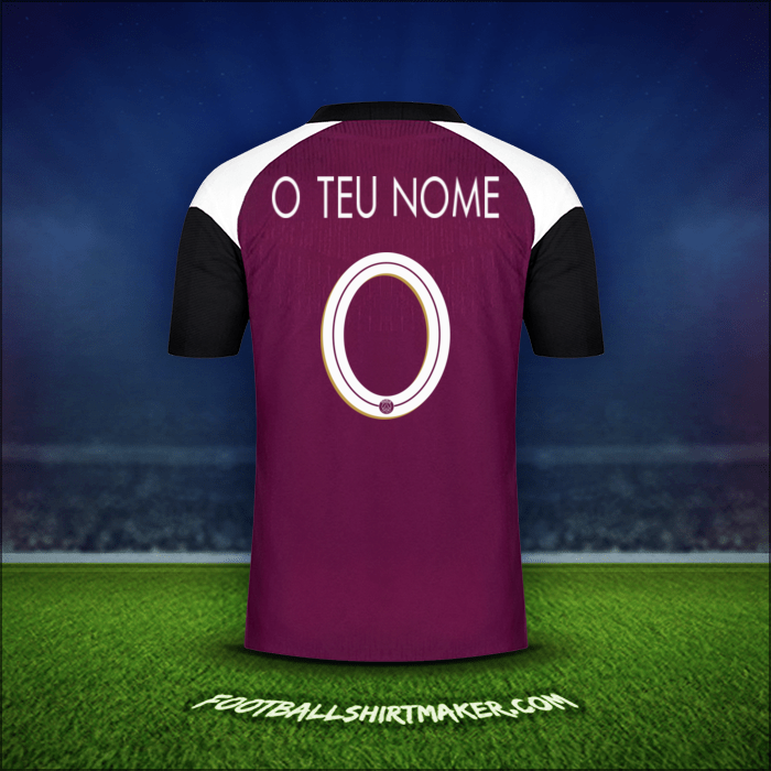 Camisola Paris Saint Germain Cup 2020/21 Terceira -  o teu nome - 0