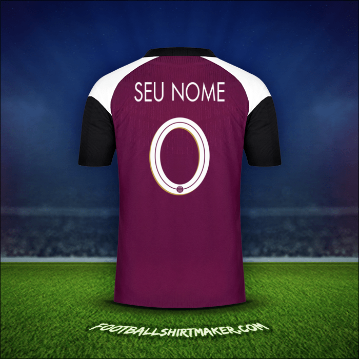 Camisa Paris Saint Germain Cup 2020/21 Terceira -  seu nome - 0