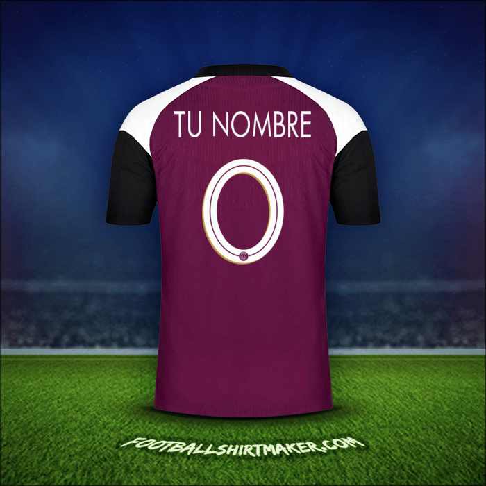 Camiseta Paris Saint Germain Cup 2020/21 Tercera -  tu nombre - 0