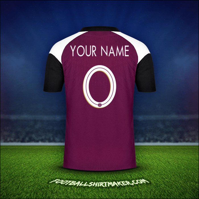 Shirt Paris Saint Germain Cup 2020/21 Third -  your name - 0