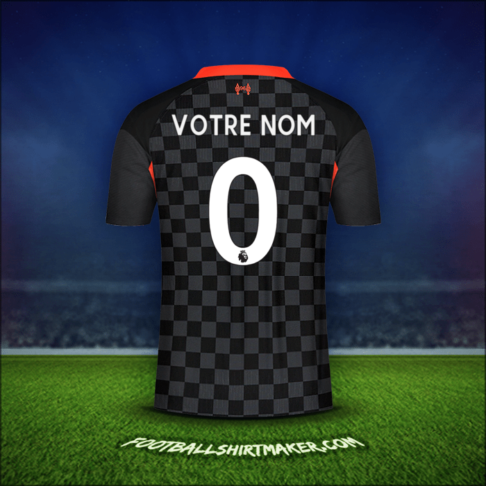 Maillot Liverpool FC 2020/21 Troisième -  votre nom - 0