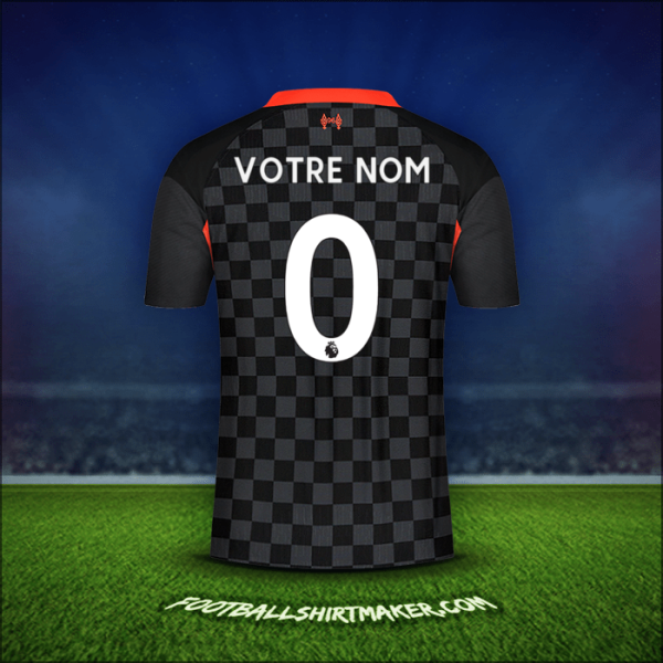 Maillot Liverpool FC 2020/21 Troisième -  votre nom - 0