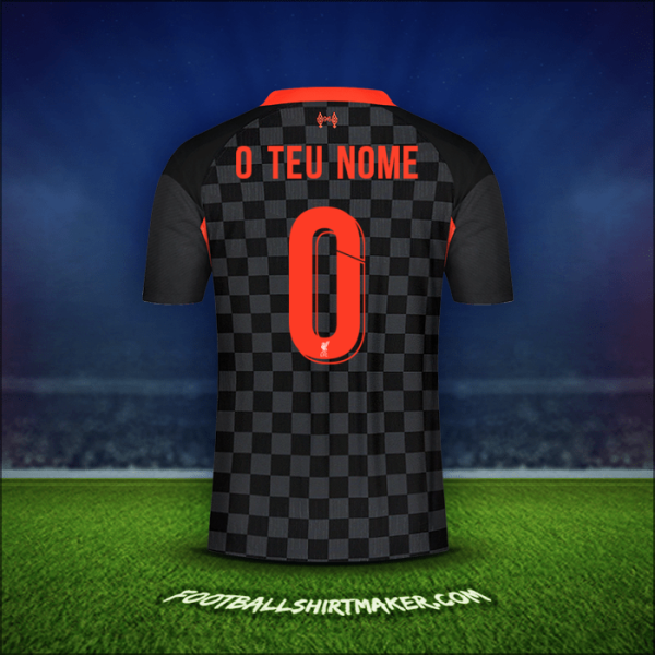 Camisola Liverpool FC Cup 2020/21 Terceira -  o teu nome - 0