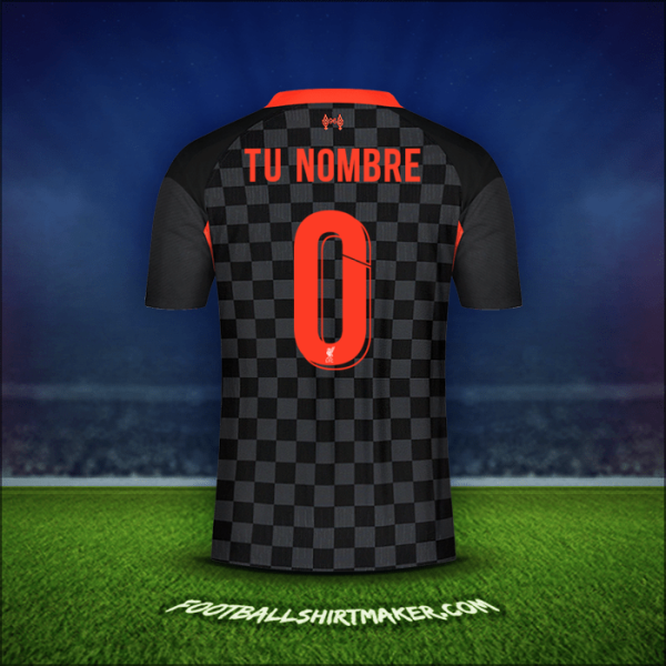 Camiseta Liverpool FC Cup 2020/21 Tercera -  tu nombre - 0
