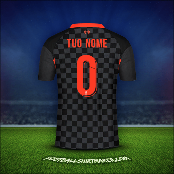 Maglia Liverpool FC Cup 2020/21 Terza -  tuo nome - 0