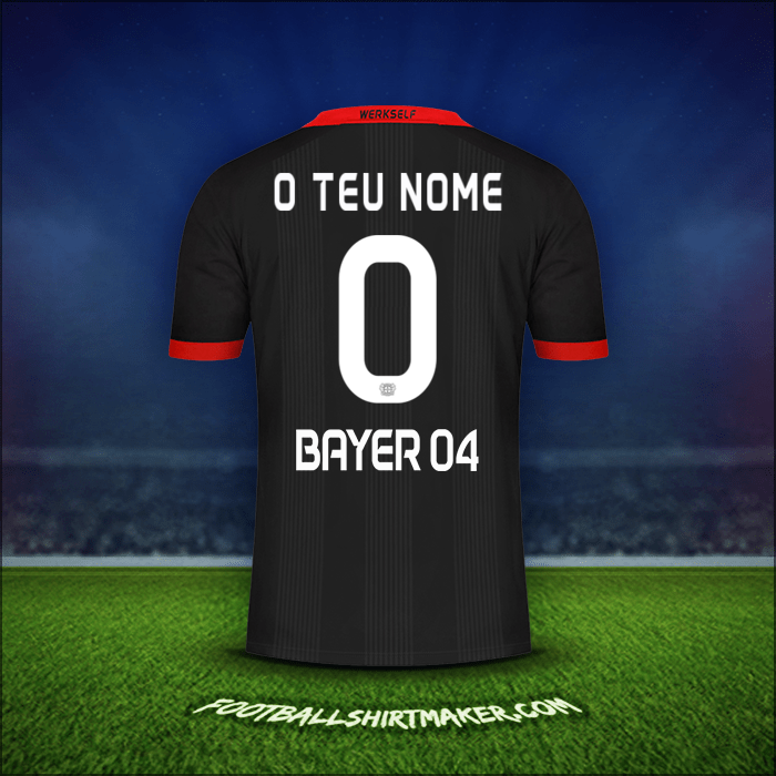 Camisola Bayer 04 Leverkusen 2020/21 -  o teu nome - 0