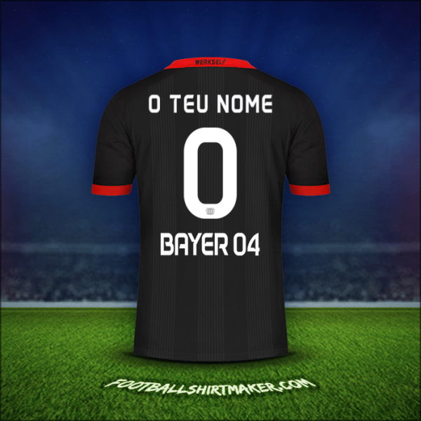 Camisola Bayer 04 Leverkusen 2020/21 -  o teu nome - 0