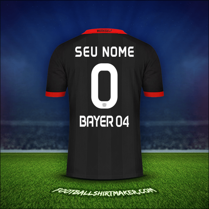 Camisa Bayer 04 Leverkusen 2020/21 -  seu nome - 0