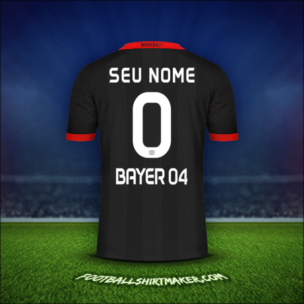 Camisa Bayer 04 Leverkusen 2020/21 -  seu nome - 0